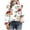 09, variant on ICHUANYI Long Sleeve Shirts for Women Fall Fashion Basic Trendy Crew Neck Printed Casual Tops Loose Casual Elastic Blouse Top
