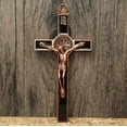 thumbnail image 2 of 7.7inchx3.7inch Catholic Cross Crucifix Saint Wall Cross Jesus Christ INRI Wall Decor Hanging, 2 of 9
