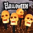 thumbnail image 4 of 6-Pack Solar Halloween Garden Lights with Waterproof LED Stakes, Auto On/Off Timer, 8-Hour Glow for Spooky Yard Decor, Energy-Efficient Outdoor Halloween Lighting, 4 of 4