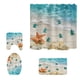 thumbnail image 2 of Juego de cortina de ducha | Decoración de baño de 4 piezas con tela de poliéster impermeable, 2 of 6