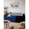 thumbnail image 6 of Navy Blue Black Grey Couch Cover for 2 Cushion Sofa, Modern Irregular Geometric Abstract Washable Loveseat Sofa Covers Slipcover for Sectional Sofas L-Shaped, Couch Throw Cover 71"x118", 6 of 9