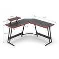 Vineego 51 Inch LShaped Gaming Desk Computer Corner Desk PC Gaming