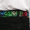 thumbnail image 4 of DC Comics Belt, Seatbelt Buckle Belt, Justice League Superhero Poses Scattered Logos Multi Color, Youth 22 to 32 Inches, 4 of 9