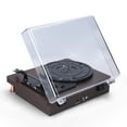 thumbnail image 4 of Tourne-disque Rétro avec Couvercle Antipoussière Style Nostalgique Tourne-Disque, 4 of 7
