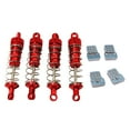 thumbnail image 1 of RC Metal Hydraulic Pressure Spring Shock Absorber Upgrade Parts for A949 A959 A969 WPL C14 C24 C44 D90 D91 MN45 - Red and Extender, 1 of 8