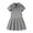 Black, variant on Girls Pique Polo Dress, Short Sleeve School Uniform A-Line Casual Dress for Kids