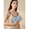 thumbnail image 5 of Punplita Women Wallet Leather Long Wallets for Women with Zipper and Card Holder, 5 of 8