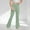 Army Green, variant on Girls Flare Yoga Leggings Cross High Waisted Dance Cute Activewear Kids Bell Bottoms Pants with Pockets 5-15 Years
