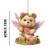 thumbnail image 3 of TUWABEII Regalos de San Valentín Oso de peluche alado Adorno plano Llavero Espejo retrovisor de coche Accesorios Mochila Colgante Regalos para mujeres, 3 of 5