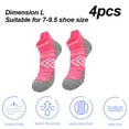 thumbnail image 2 of Ankle Compression Sock for Men and Women4 Pairs, Low Cut Compression Running Sock with Ankle Support, 2 of 6