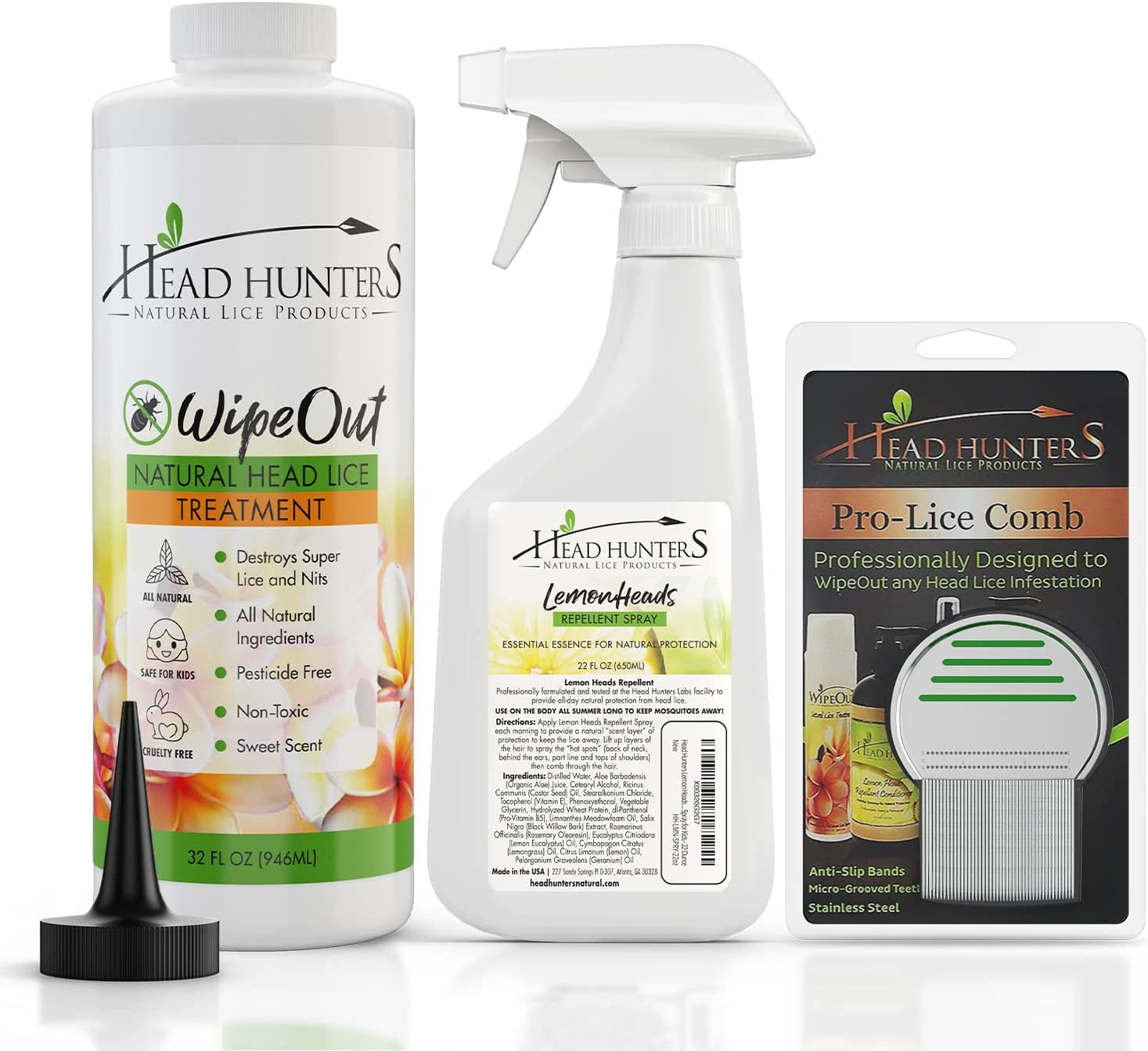 Head Hunters Specialist Pro Natural Lice Treatment Extra Strength