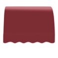 thumbnail image 2 of Awntech 3.38 Ft Savannah Waterfall Closed-Sides Awning Canopy (40.5in x 44in x 36in), Burgundy, 2 of 2