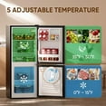 thumbnail image 3 of Upstreman 4.0 Cu.ft Mini Fridge with Freezer, 2 Door Compact Fridge Samll Bottom Freezer Refrigerators with 5 Settings Temperature, Black BM40, 3 of 10