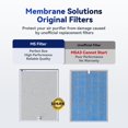 thumbnail image 4 of Paquete de 2 soluciones de membrana de repuesto para filtros purificadores de aire MSA3, 4 of 8
