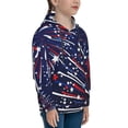 thumbnail image 3 of Disketp Red White Blue Fireworks 1 Youth Hoodie Sweatshirt for Boys Girls Kids Pullover Hooded Classic Casual Essentials Hoodie-Medium, 3 of 6