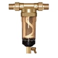thumbnail image 1 of 1/2"&3/4"&1" Pre-Filter Whole House Rotary Precipitation Water Filter, Central Pre-Filter Purification System Backwash Stainless, 1 of 6