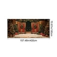 thumbnail image 3 of Christmas Garage Door Cover, Large Christmas Banner Backdrop Decorations Hanging Door Photography Decor for Indoor Outdoor House Patio Lawn Party Background,Reindeer Santa Claus,13x6FT D, 3 of 6