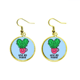 thumbnail image 1 of Amo la espina de cactus Ear Dangle Golden Drop Earring Jewelry Mujer Unbranded M, 1 of 3