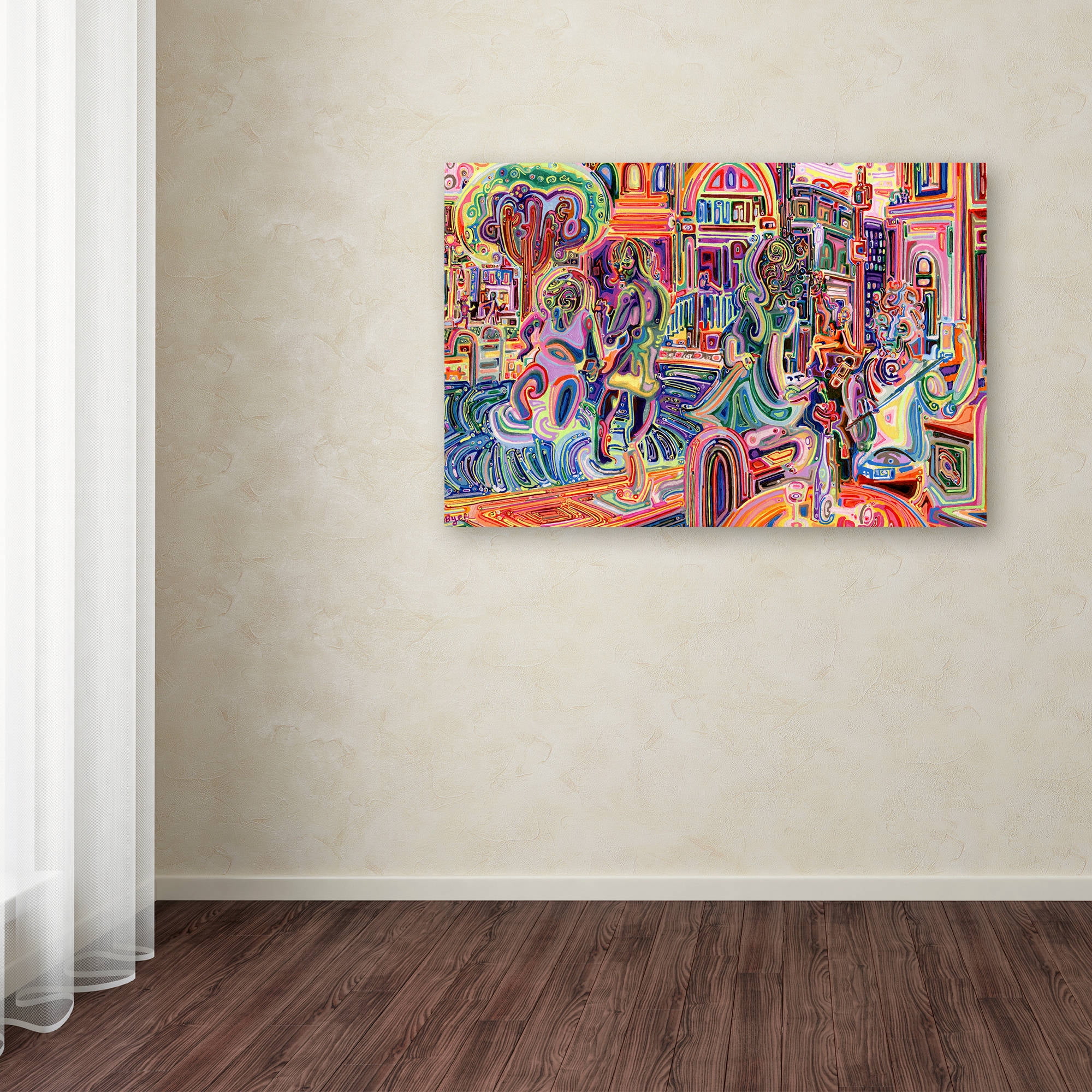 Trademark Fine Art "Cells" Canvas Art by Josh Byer