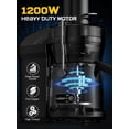 thumbnail image 3 of Juicer Machine, 1200W Juicer with 3 Feed Chute for Whole Fruits and Veg, Dual Speeds Centrifugal Juice Extractor, High Juice Yield, Full Copper Motor, Easy to Clean, BPA Free (Black), 3 of 5