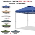 thumbnail image 2 of 2PCS 10x10 Pop Up Canopy Replacement Top Cover with Air Vent for Straight Leg Canopy Tent, Waterproof for Outdoor Garden Patio Camping Sun Shade(Top Only), Navy Blue, 2 of 6