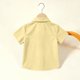 thumbnail image 4 of Odeerbi Camisa de Vestido Para Niños Con Corbata de Manga Corta Con Impresión de Carta Camisas de Uniforme Escolar, 4 of 8