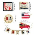 thumbnail image 4 of 4th of July Wooden Sign Decor With 3.2Ft LED String lights Independence Day Gifts Colorful Tiered Tray Decorations Holidy Wooden Ornament, 4 of 5