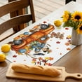 thumbnail image 5 of Fall Placemats Set of 4 Scarecrows Pumpkin Truck Place Mats Thanksgiving Placemat Autumn Fallen Maple Leaf Table Mats for Dining Kitchen Table Holiday Dinner Party Home Fall Decorations 13x19 Inch, 5 of 8