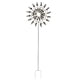 thumbnail image 1 of Hilanderos de viento de jardín de 122 pulgadas hilanderos de viento marrones retro inoxidables (plata), 1 of 2