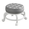thumbnail image 3 of Paburas de rodillos giratorios de 360 ​​ degree Reladores giratorios universales de bajo ruido fácil para mover el asiento del heces de cambio de calzado gris, 3 of 8