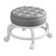 thumbnail image 3 of Paburas de rodillos giratorios de 360 ​​ degree Reladores giratorios universales de bajo ruido infantil Pequeño silla giratoria Cambiar asiento de taburete gris, 3 of 8