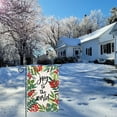 thumbnail image 4 of Joy To The World Merry Christmas Garden Flags 12.5x18 Double Sided Christmas Holly Leaf Branch Yard Flag Burlap Farmhouse Welcome Decorative Flags for Outside Outdoor Lawn Xmas Decoration, 4 of 6