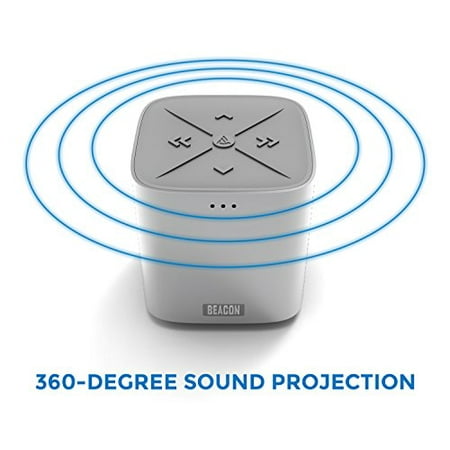 Beacon Audio Beacon The Blazar Blazar Silver Speaker System - Portable - Battery R