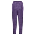thumbnail image 5 of Ailaofu Womens Fleece Pajama Pants, Winter Warm Fuzzy Lounge Bottoms Long Soft Plush Fluffy Pj Pants, 5 of 6