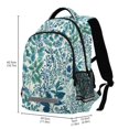 thumbnail image 2 of FORMRS Kids School Backpack Elementary Student Unisex Travel Bookbag with Reflective Stripes, Beautiful Leaves Pattern, 2 of 7