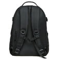 thumbnail image 5 of KAUKKO Vintage Casual polyster and Leather Rucksack Backpack (Nylon Black), 5 of 5