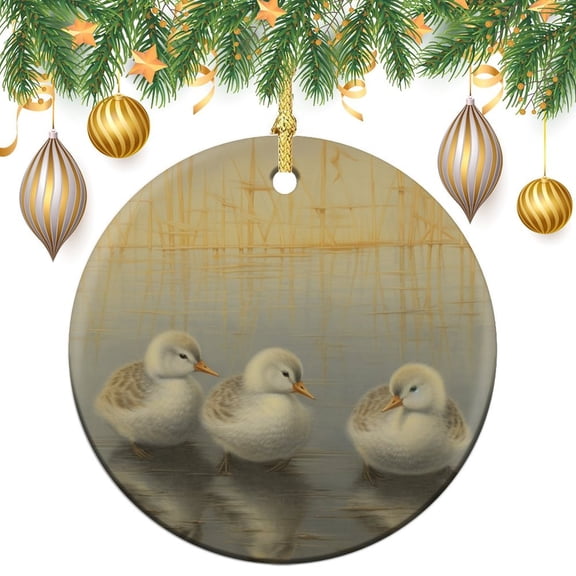 Small Chicks Christmas Ornaments Happy Easter Spring Shabby Chic Ornaments for Christmas Tree Christmas Ornaments for Christmas Tree Decorations