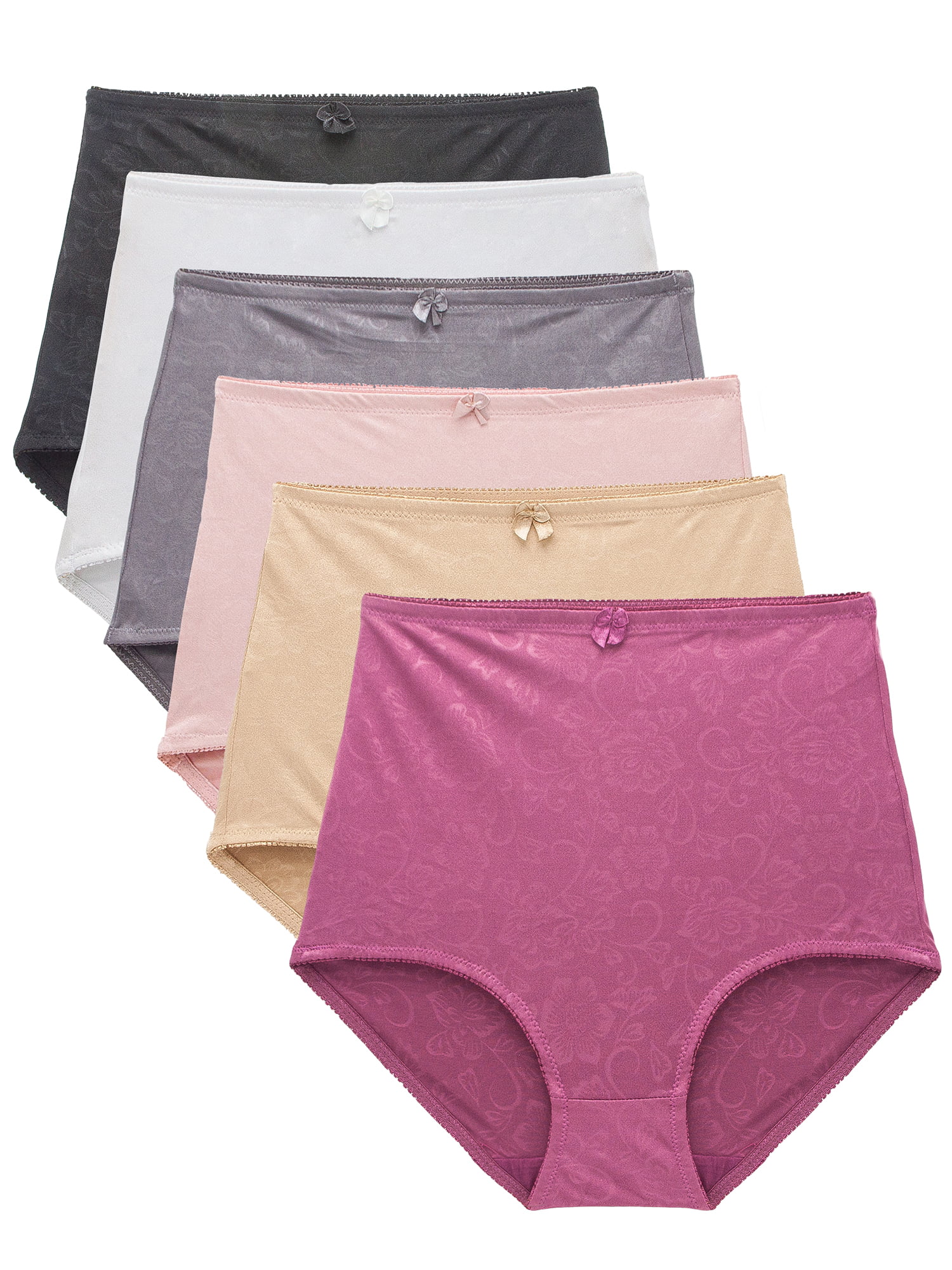 Barbra Lingerie - Barbra Women's Panties Floral Pattern Brief Small to ...