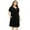 A-Black, variant on WBQ Plus Size House Dress for Women with Pockets Button Front Housecoat Robe Duster Raglan Short Sleeve Patio Dress Lightweight Lounger Housedress Oversized Nightshirt Knee Length Nightdress