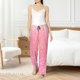 thumbnail image 4 of Balery Sparkly Pink Glitter Pantalones de pijama para mujer, pijamas ultraligeros, pantalones de estar por casa-Large, 4 of 6