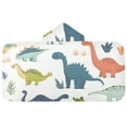 thumbnail image 5 of Yayeee Kids Hooded Towels Toddler Soft Absorbent Beach Bathing Wrap 50" x 23.5", Dinosaur Pattern, 5 of 5