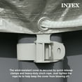 thumbnail image 3 of Intex UV Resistant Debris Cover for 18' Intex Ultra Frame Swimming Pools, Gray, 3 of 7
