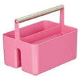 thumbnail image 7 of mDesign Plastic Shower Caddy Storage Organizer Utility Tote - Rose Pink/Satin, 7 of 7