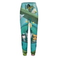 thumbnail image 3 of The Octonauts Women's Jogger Track Pants Print Drawstring Lounge Sweatpants Casual Trousers for Yoga, Workout 2XL, 3 of 7