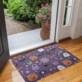 thumbnail image 2 of Pumpkin Spooky No Slip Door Mat - Innovative Design x Inch Happy Halloween Pumpkin Protection Door Mats Layered Door Mats for Entryway Porch Entryway Bathroom, 2 of 7