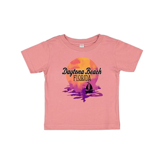 Inktastic Daytona Beach Florida Sunset Girls Baby T-Shirt