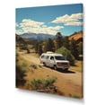 thumbnail image 2 of Designart "Camping Adventure at Explorer's Haven II" Landscapes Canvas Wall Art - Country White Camping Travel Entryway Wall Art Print, 2 of 6