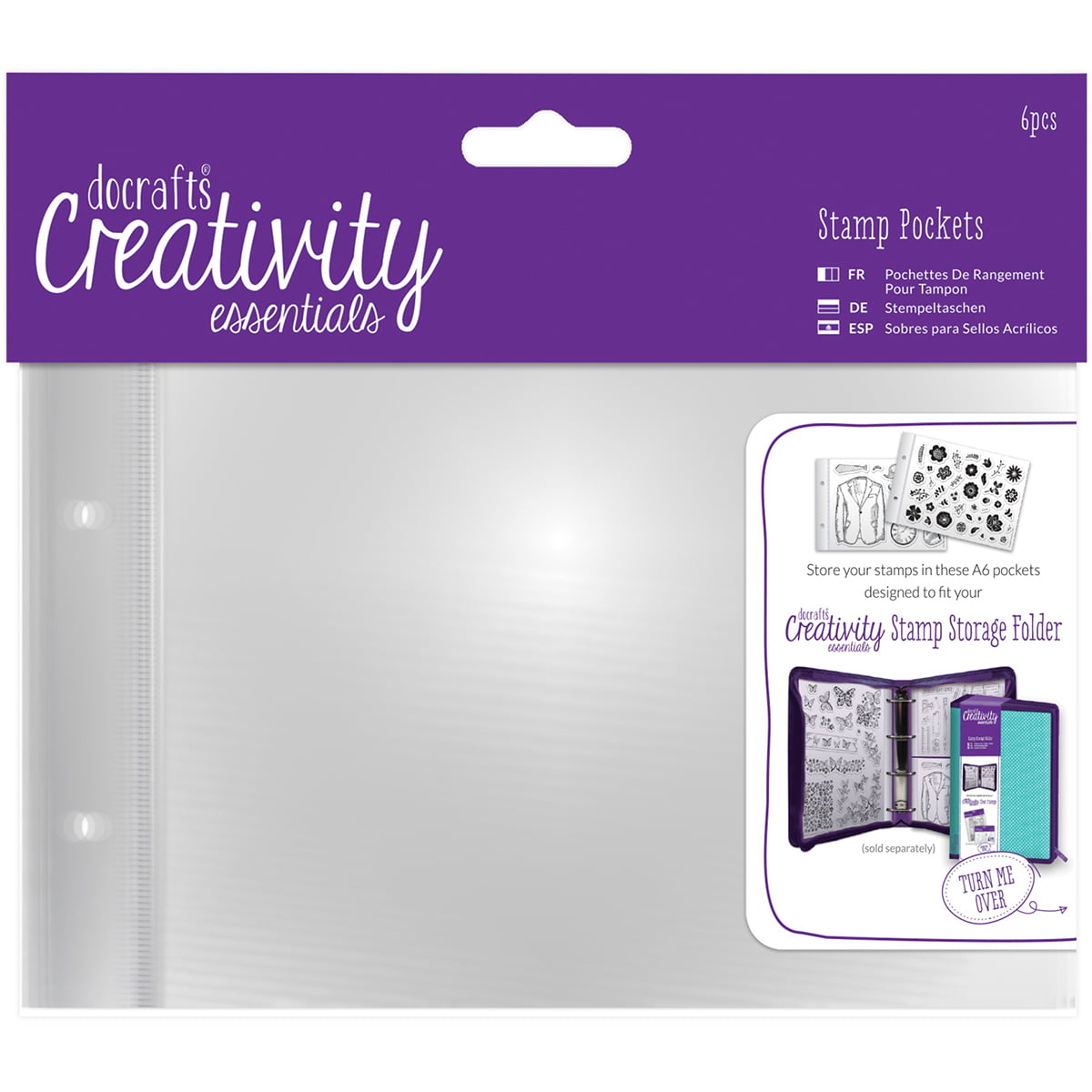 DOCrafts Creativity Essentials Clear Stamp Block Set 