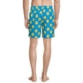 thumbnail image 3 of No Boundaries Men's & Big Men's 7" Printed Swim Trunks, 3 of 5