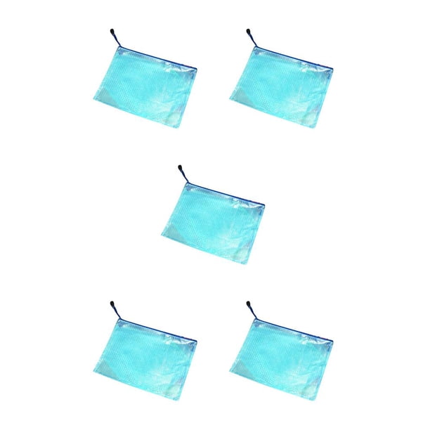 Sidaley Gridding Bolsa impermeable con cremallera Bolsillo para documentos Carpeta práctica Estuche A4 (33.5 * 24 CM) Type2 NO2
